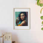 Poster mit Holzrahmen, Art.-Nr. FY 00121 P