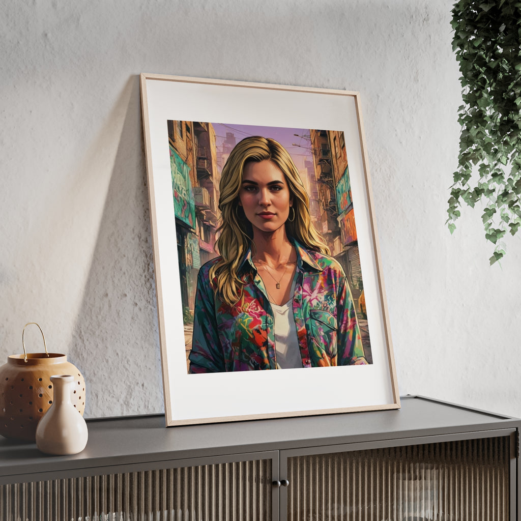 Poster mit Holzrahmen, Art.-Nr. AP 00154 P