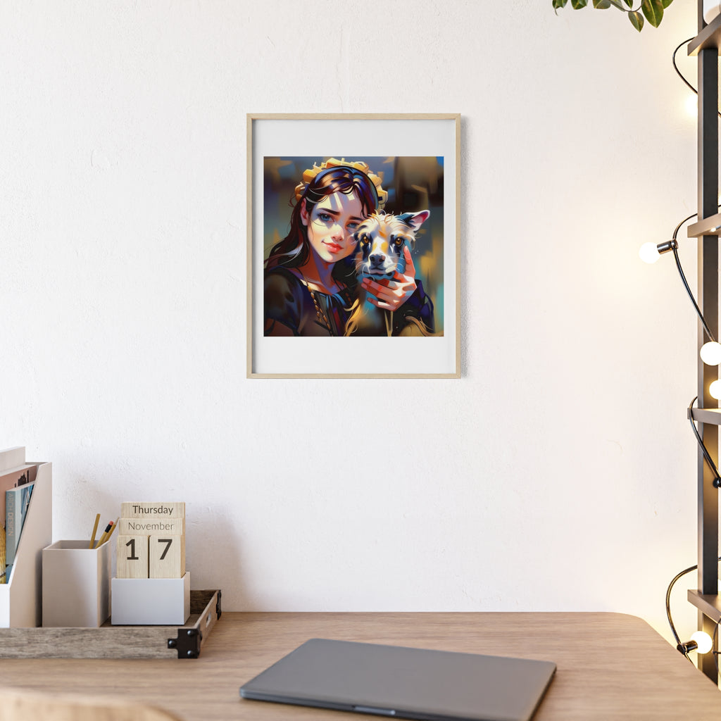 Poster mit Holzrahmen, Art.-Nr. AP 00123 P