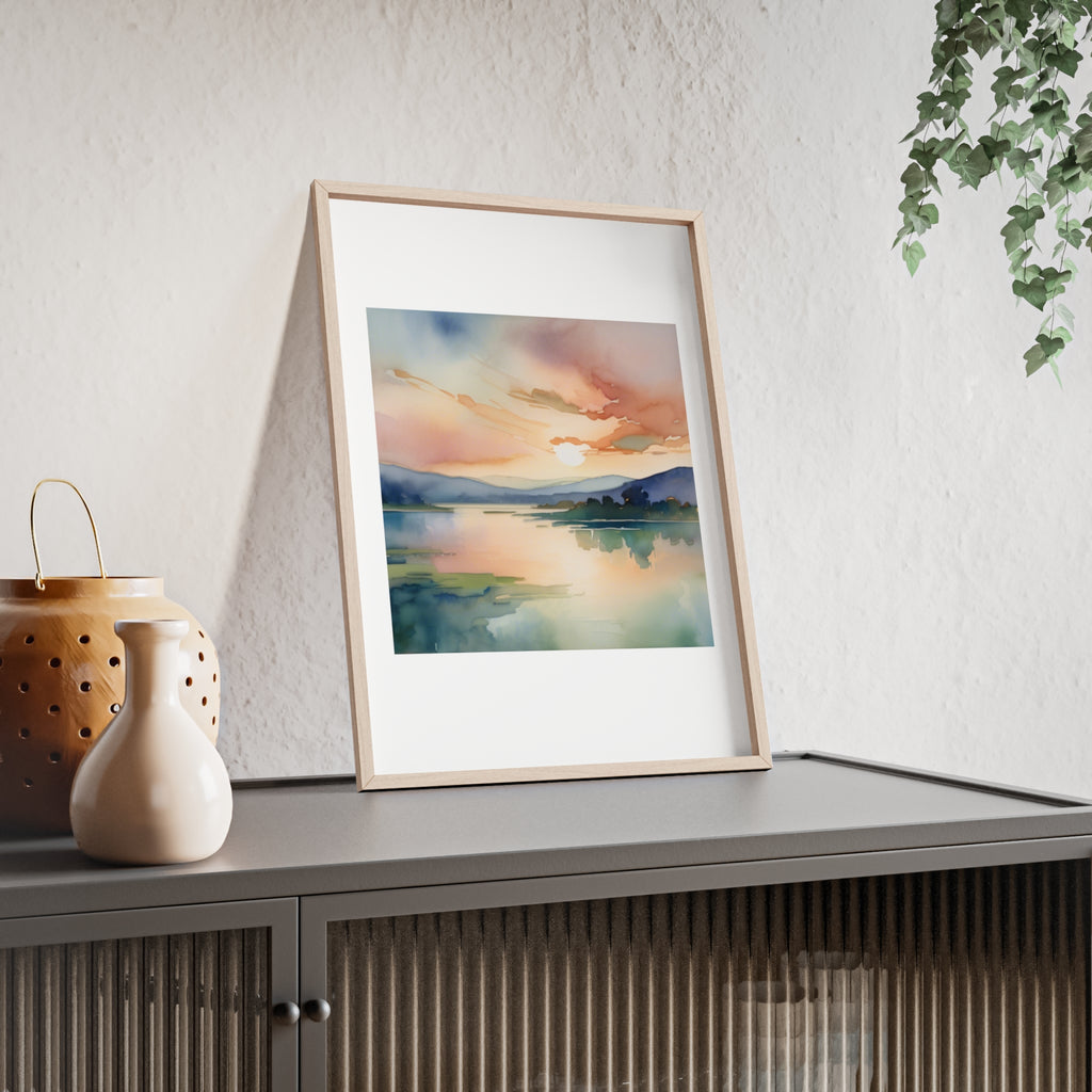 Poster mit Holzrahmen, Art.-Nr. FY 00137 P