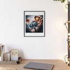 Poster mit Holzrahmen, Art.-Nr. FY 00107 P