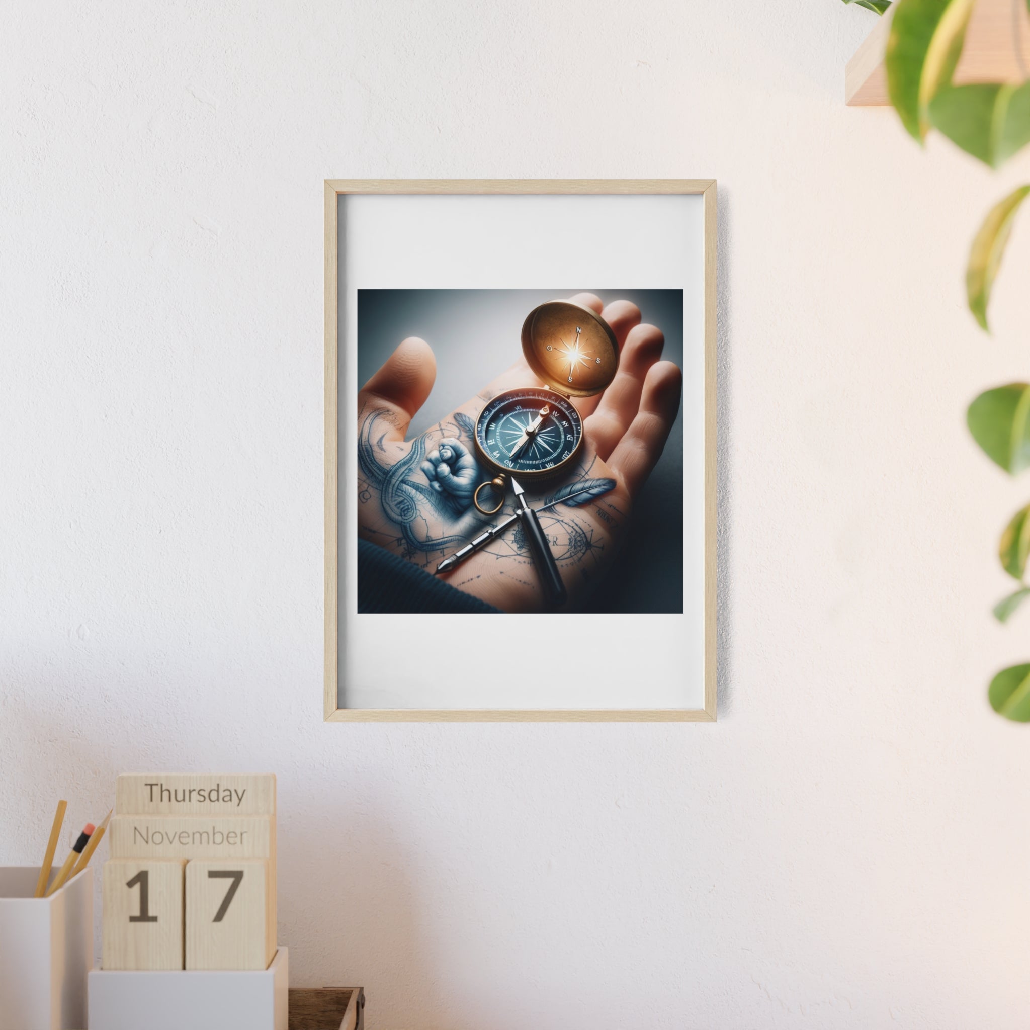 Poster mit Holzrahmen, Art.-Nr. FY 00107 P