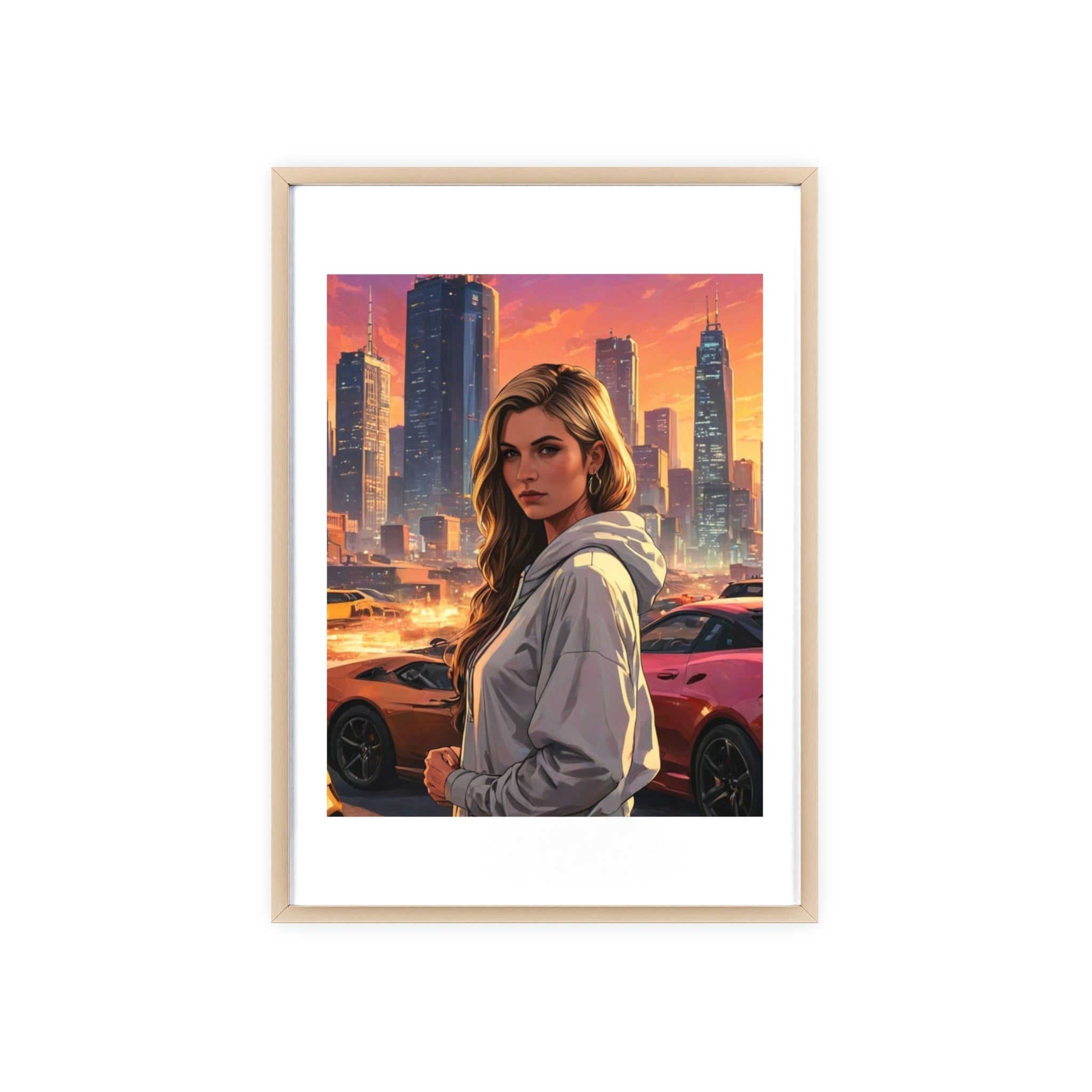 Poster mit Holzrahmen, Art.-Nr. AP 00155 P