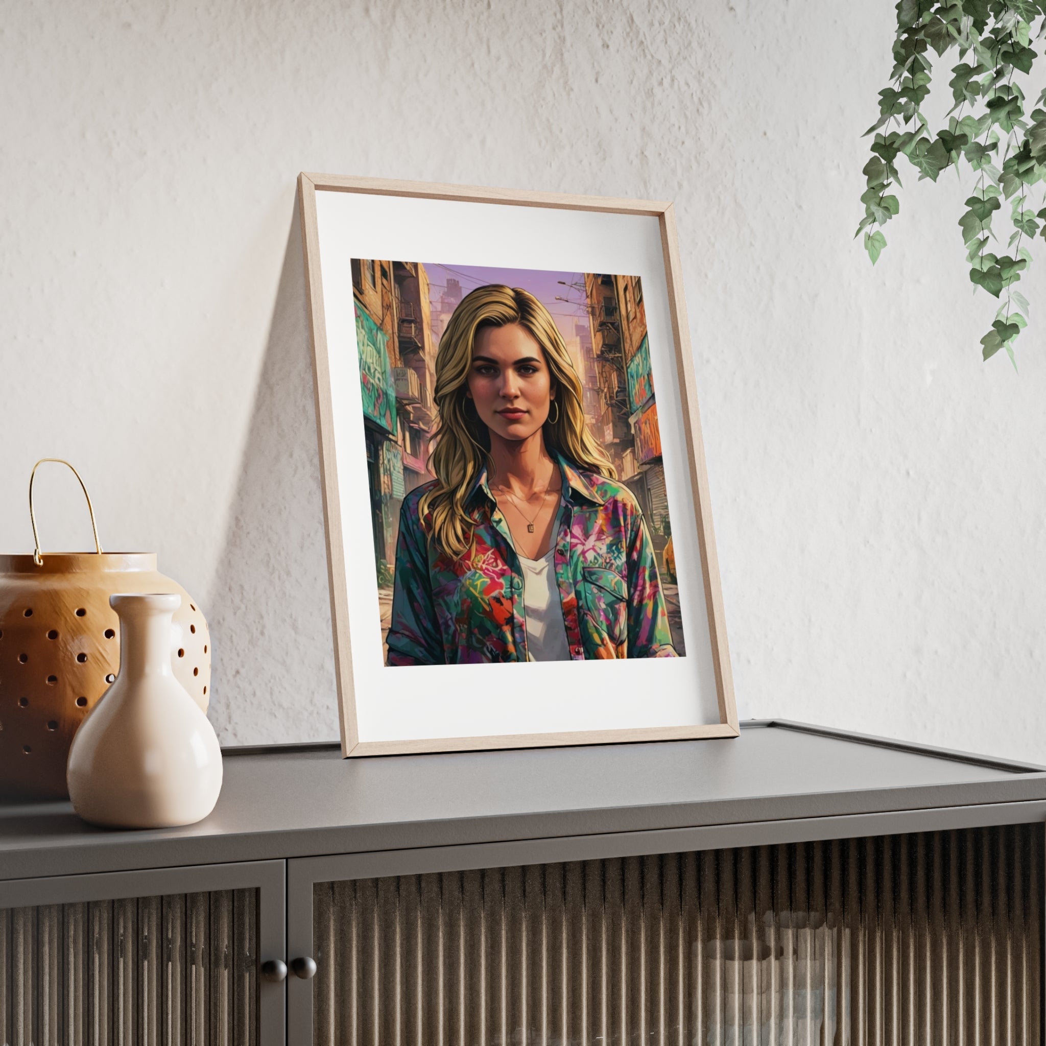 Poster mit Holzrahmen, Art.-Nr. AP 00154 P