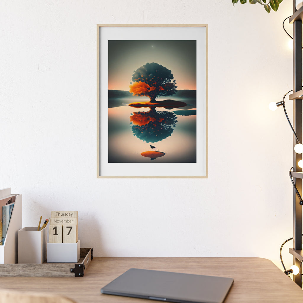 Poster mit Holzrahmen, Art.-Nr. FY 00126 P