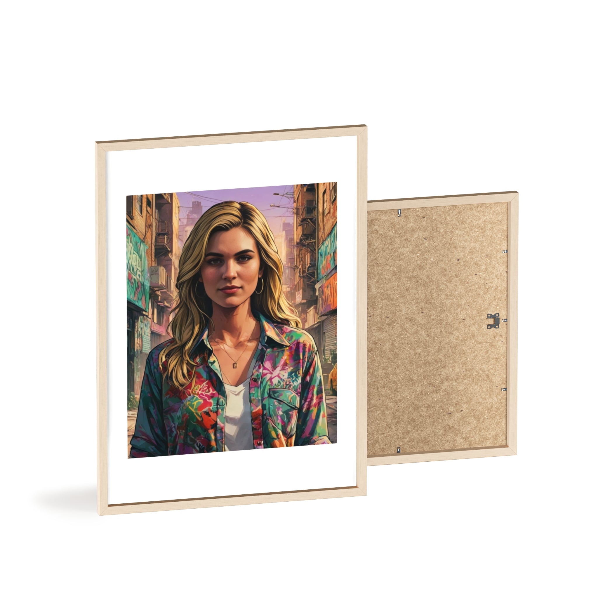 Poster mit Holzrahmen, Art.-Nr. AP 00154 P