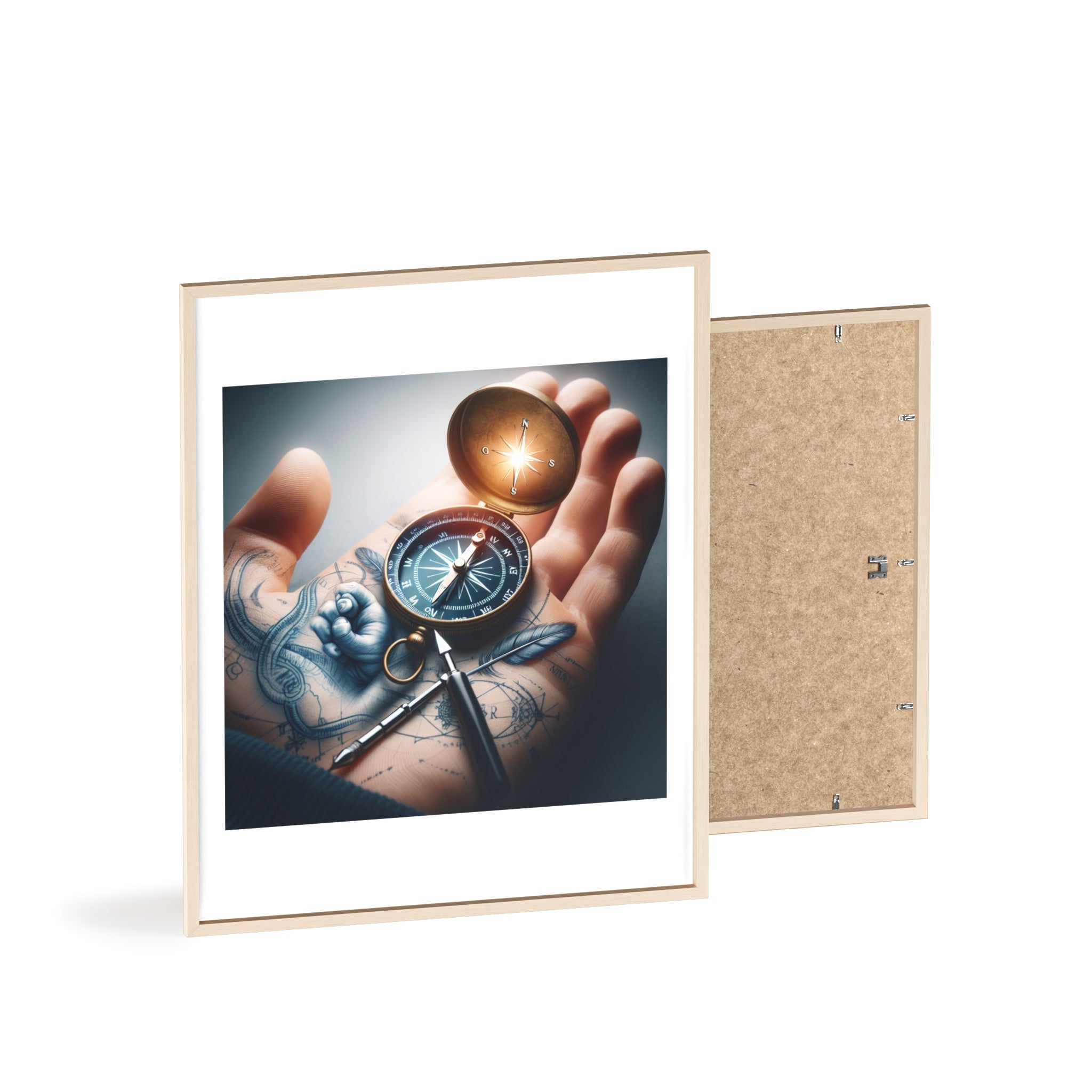 Poster mit Holzrahmen, Art.-Nr. FY 00107 P