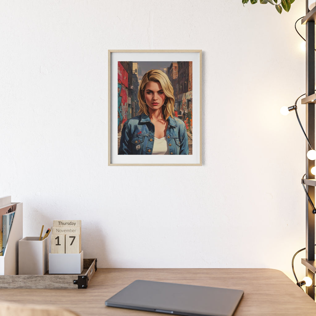 Poster mit Holzrahmen, Art.-Nr. AP 00153 P