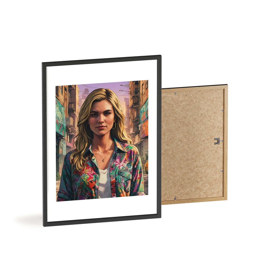 Poster mit Holzrahmen, Art.-Nr. AP 00154 P