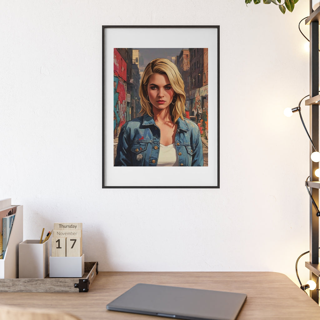 Poster mit Holzrahmen, Art.-Nr. AP 00153 P