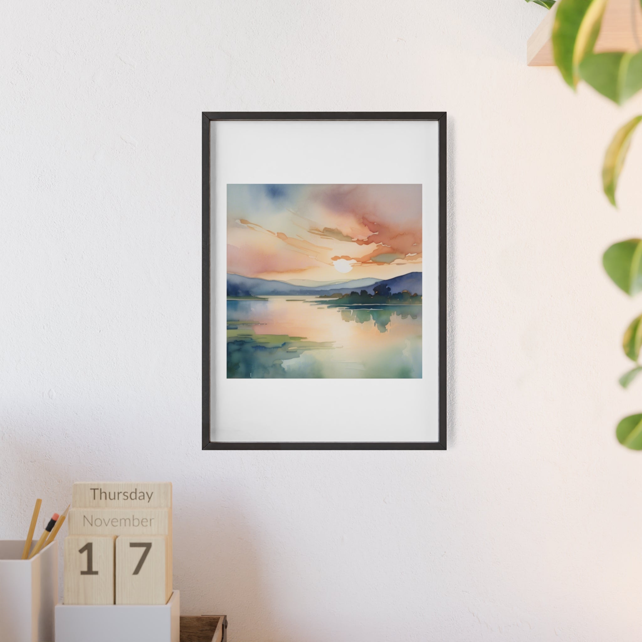 Poster mit Holzrahmen, Art.-Nr. FY 00137 P