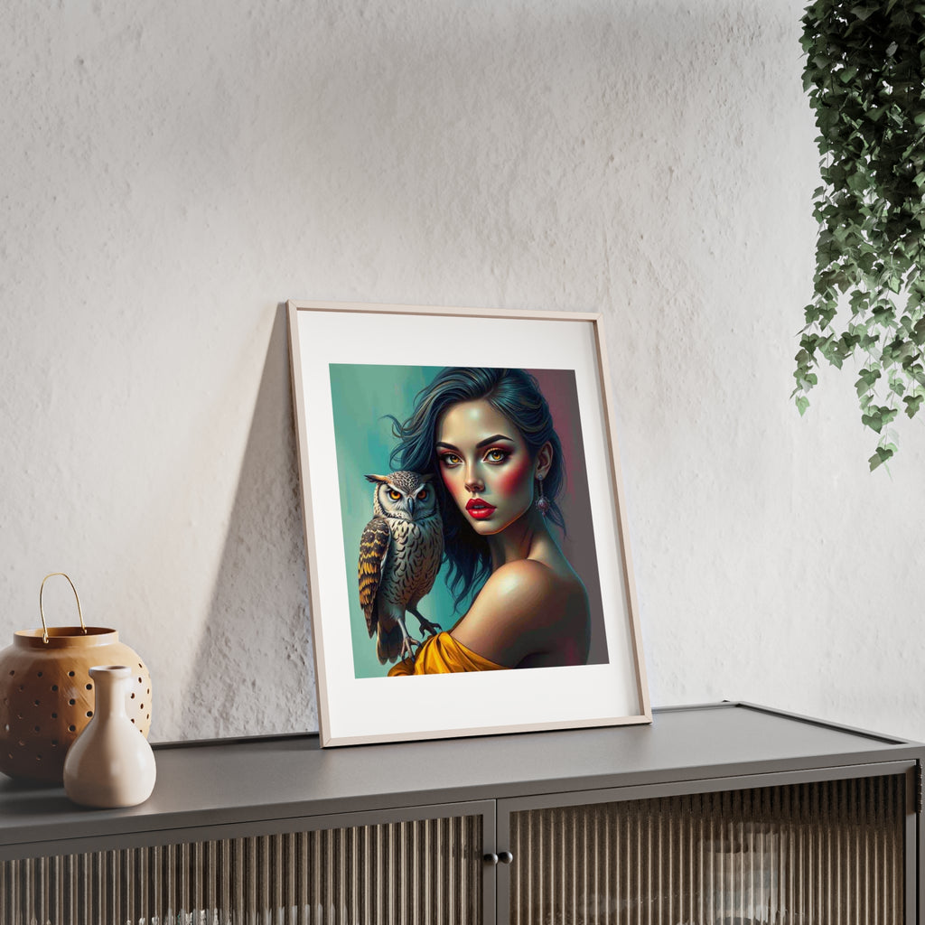 Poster mit Holzrahmen, Art.-Nr. FY 00121 P