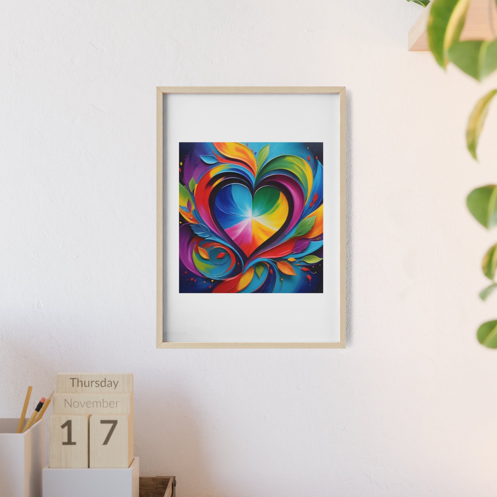 Poster mit Holzrahmen, Art.-Nr. FY 00114 P