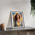 Poster mit Holzrahmen, Art.-Nr. FY 00108 P