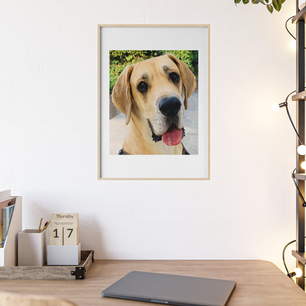 Poster mit Holzrahmen, Art.-Nr. T 00103 P