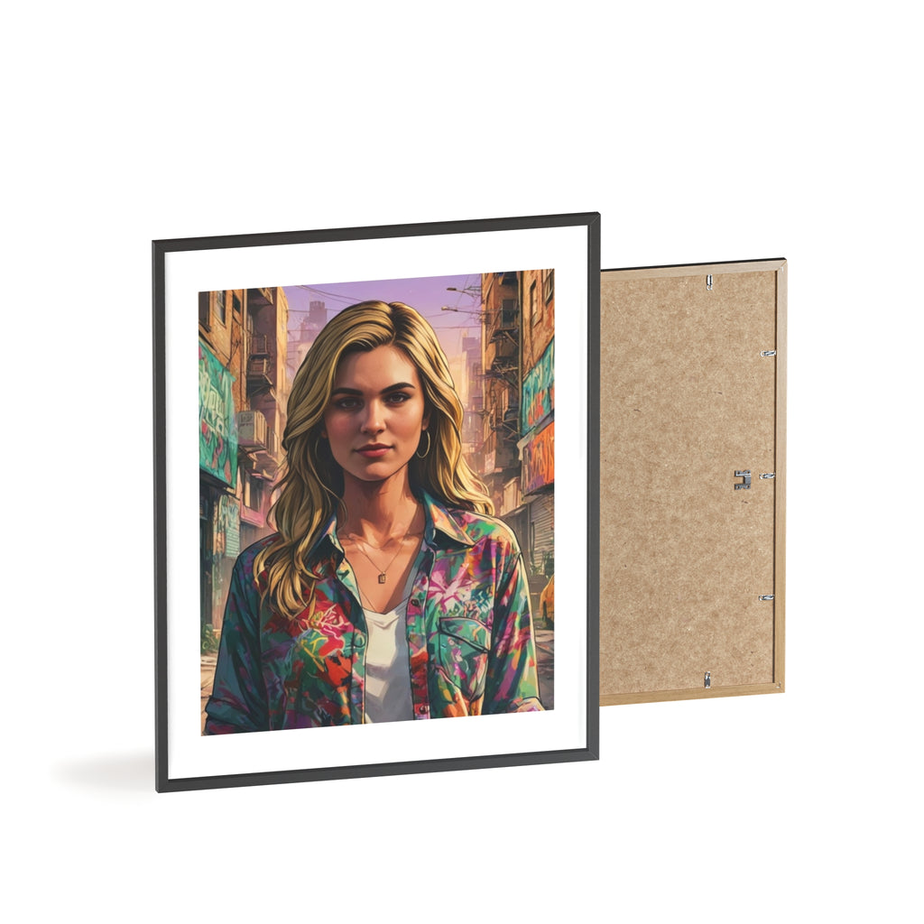 Poster mit Holzrahmen, Art.-Nr. AP 00154 P