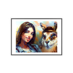 Poster mit Holzrahmen, Art.-Nr. AP 00122 P