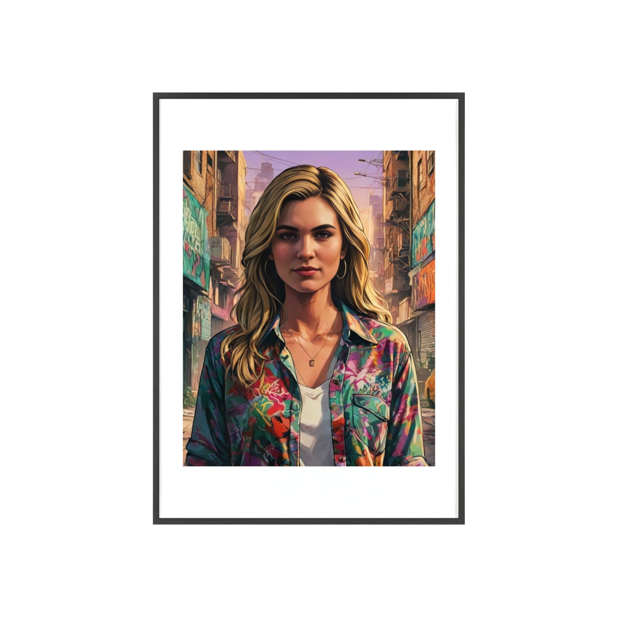 Poster mit Holzrahmen, Art.-Nr. AP 00154 P