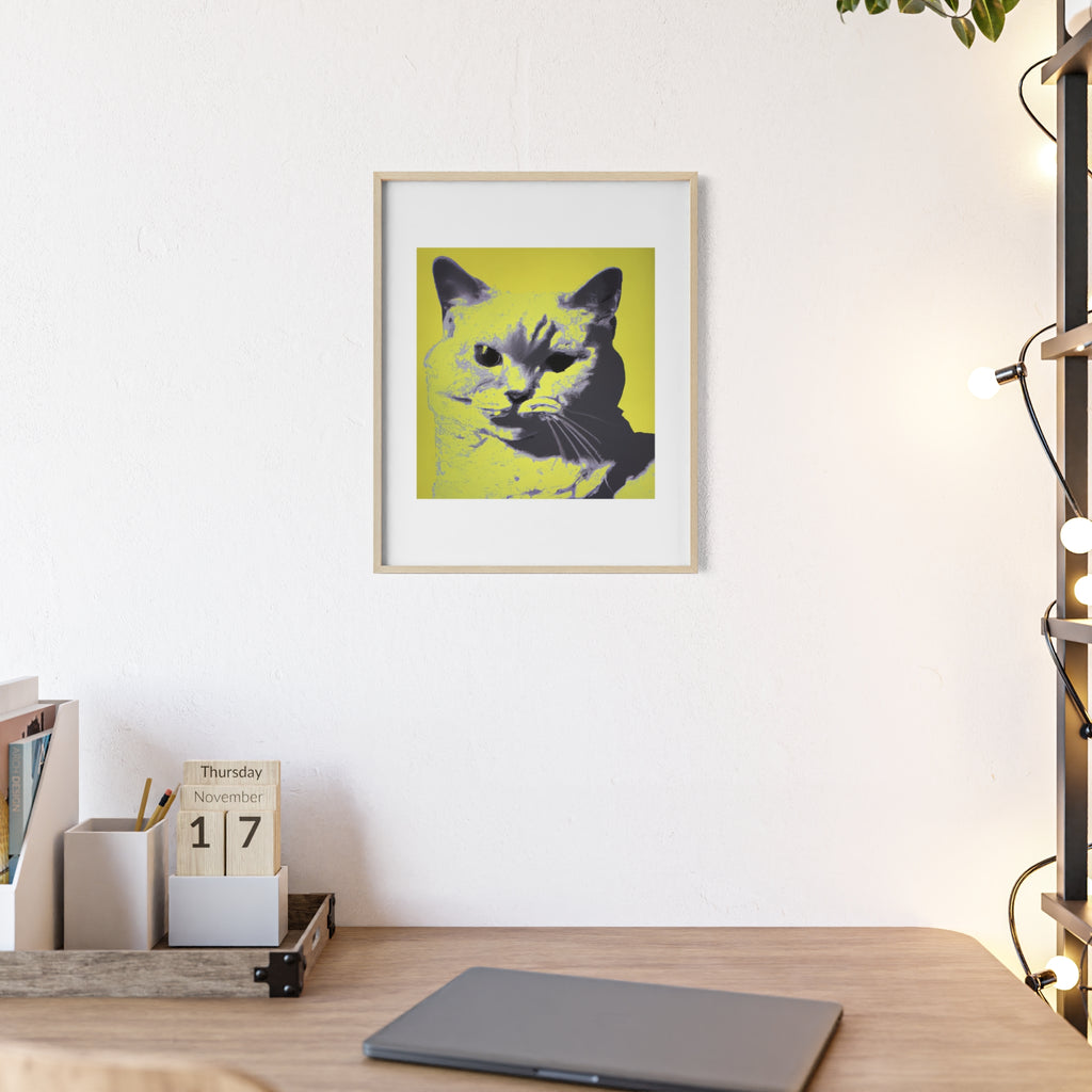 Poster mit Holzrahmen, Art.-Nr. FY 00135 P