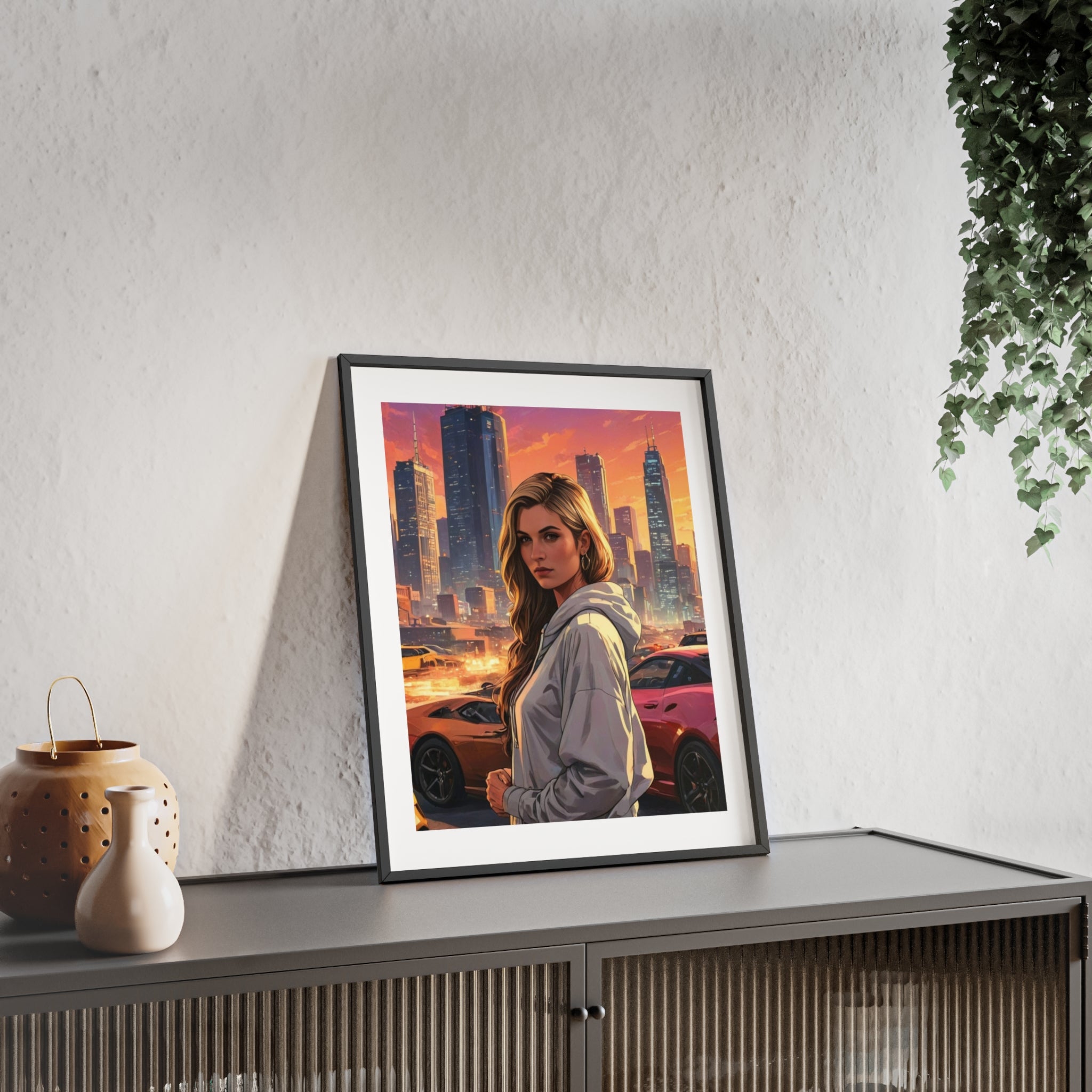 Poster mit Holzrahmen, Art.-Nr. AP 00155 P