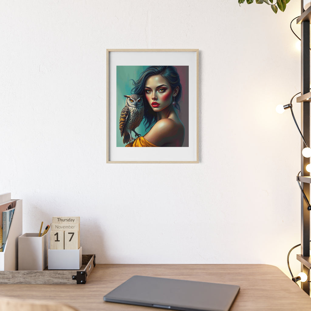 Poster mit Holzrahmen, Art.-Nr. FY 00121 P