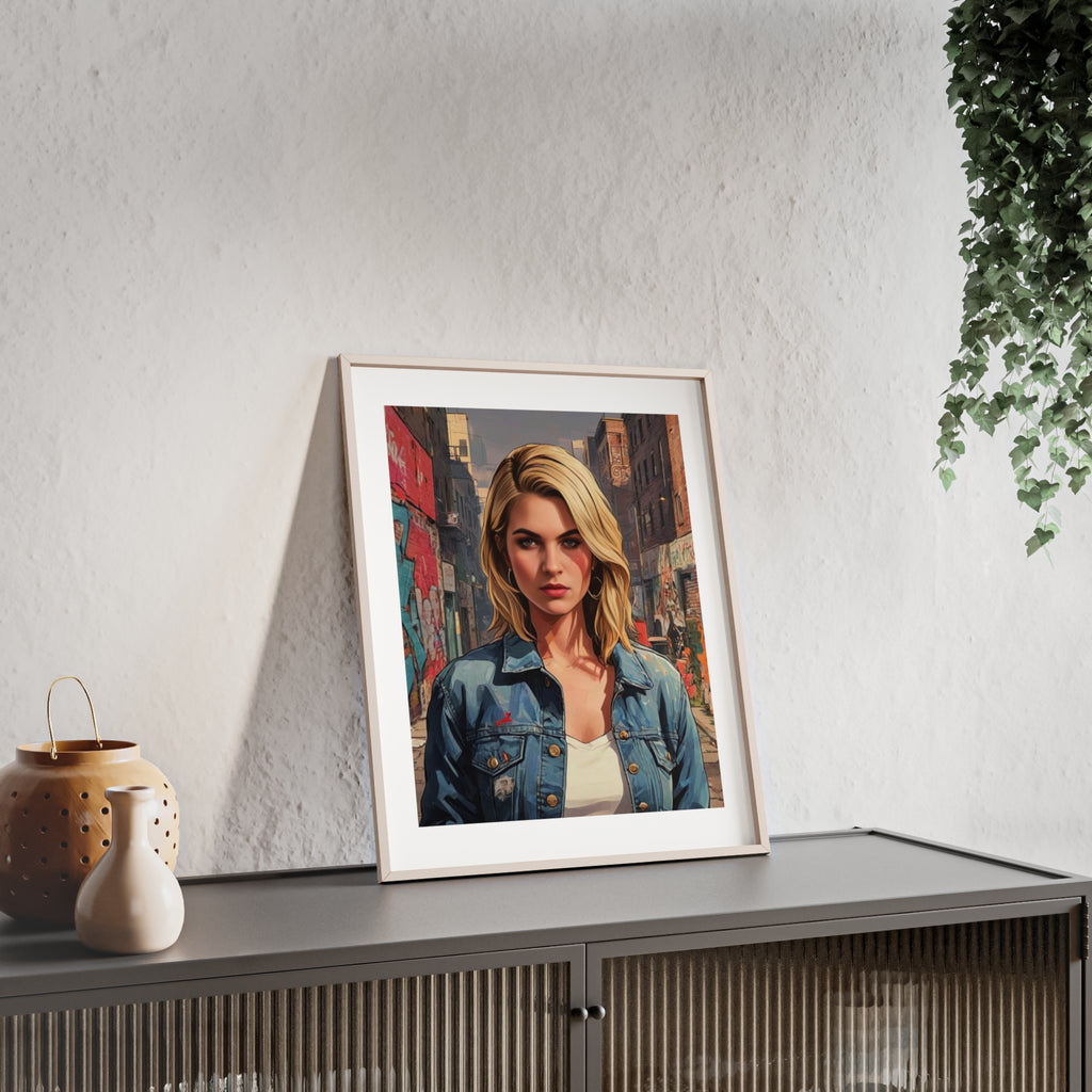 Poster mit Holzrahmen, Art.-Nr. AP 00153 P