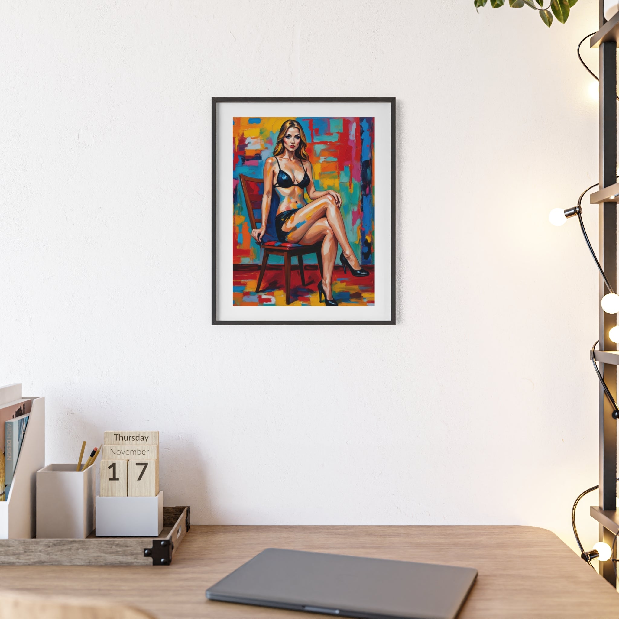 Poster mit Holzrahmen, Art.-Nr. AP 00145 P