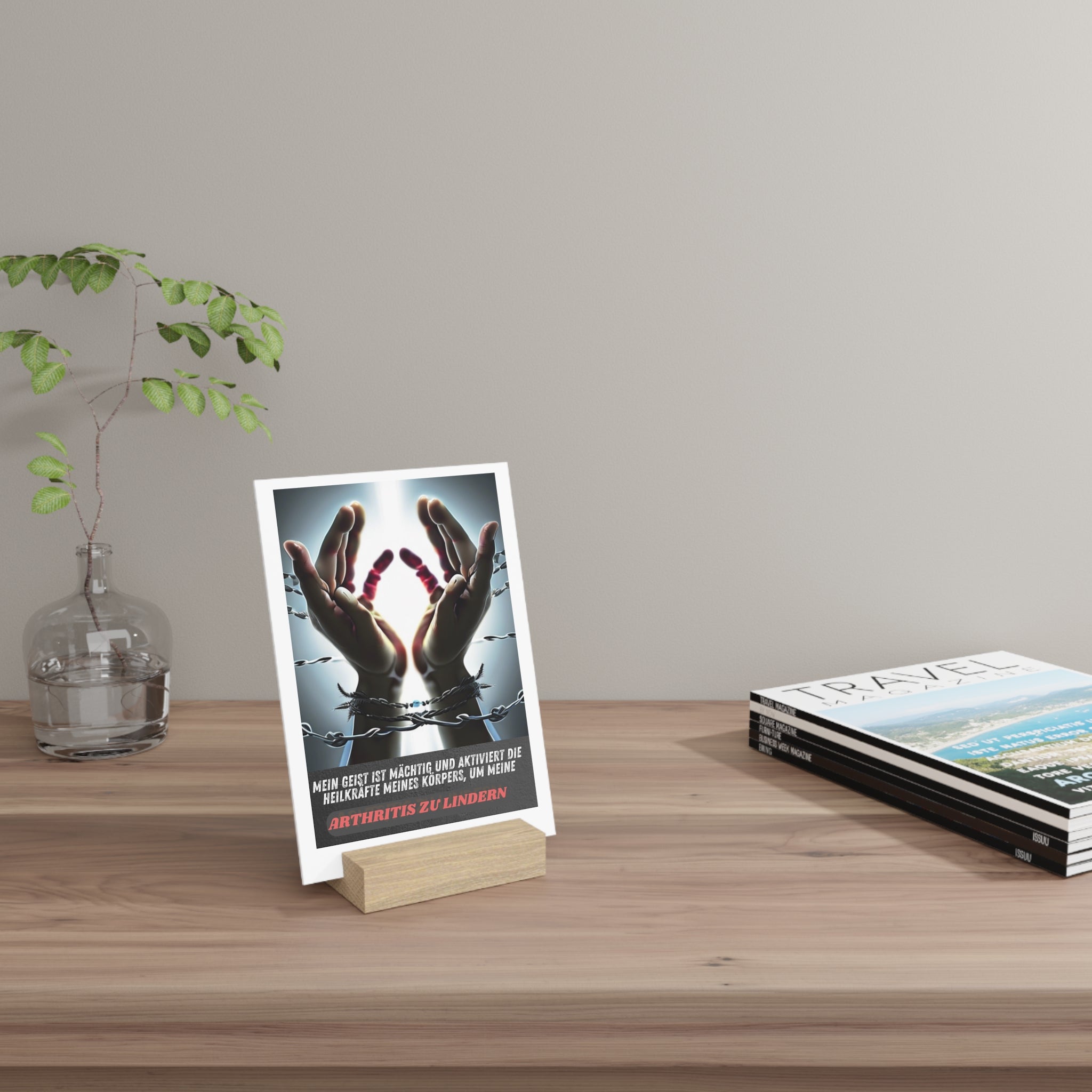 Aufsteller mit Ständer, Art.-Nr. G 001a-5