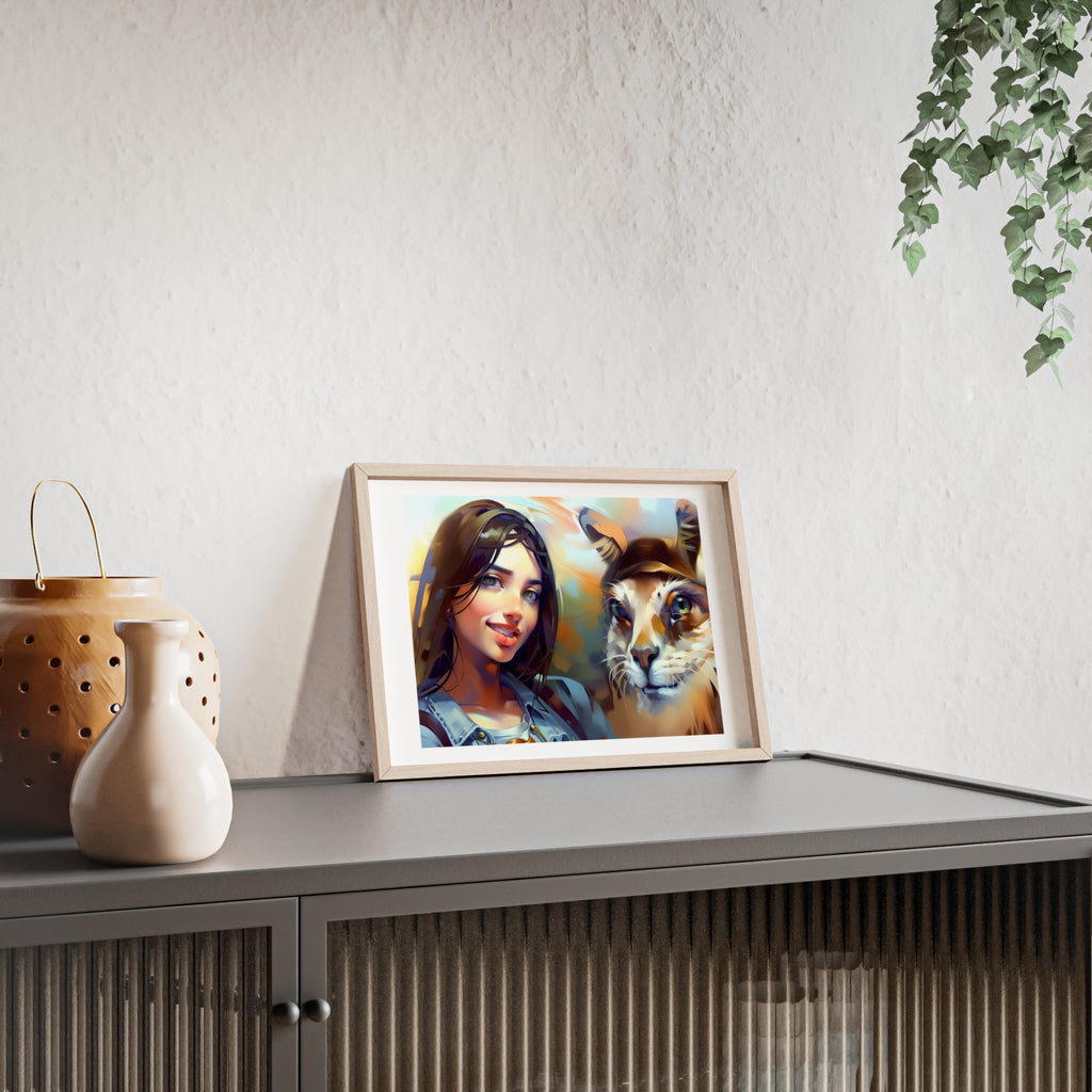 Poster mit Holzrahmen, Art.-Nr. AP 00122 P
