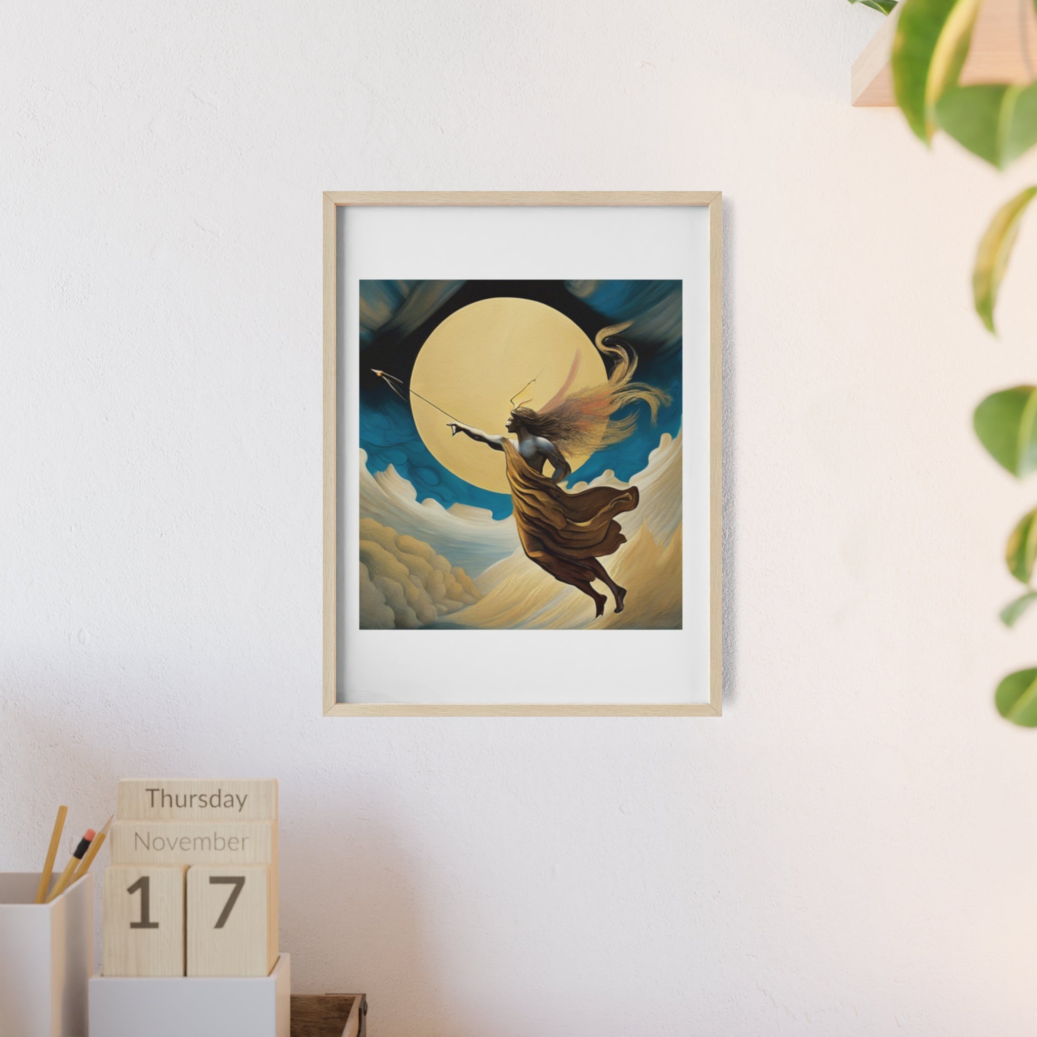 Poster mit Holzrahmen, Art.-Nr. FY 00118 P