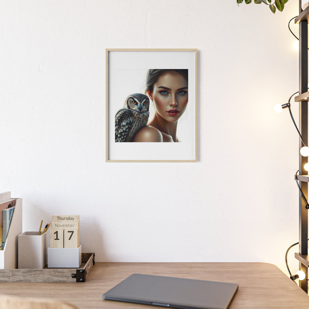 Poster mit Holzrahmen, Art.-Nr. AP 00130 P