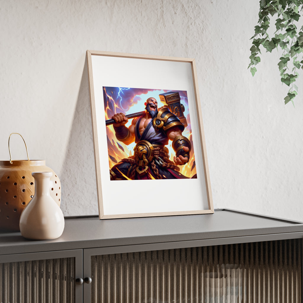 Poster mit Holzrahmen, Art.-Nr. FY 00134 P