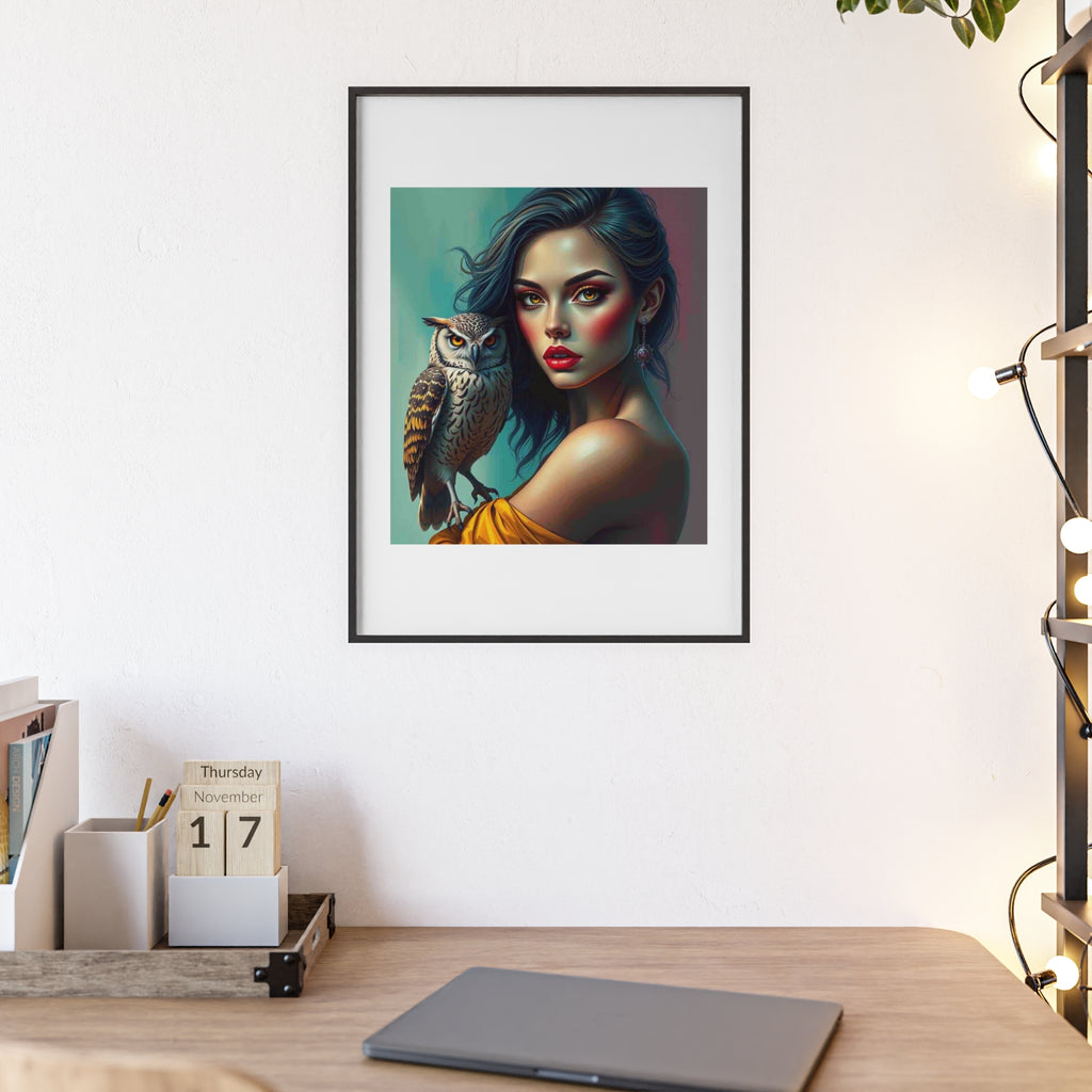 Poster mit Holzrahmen, Art.-Nr. FY 00121 P