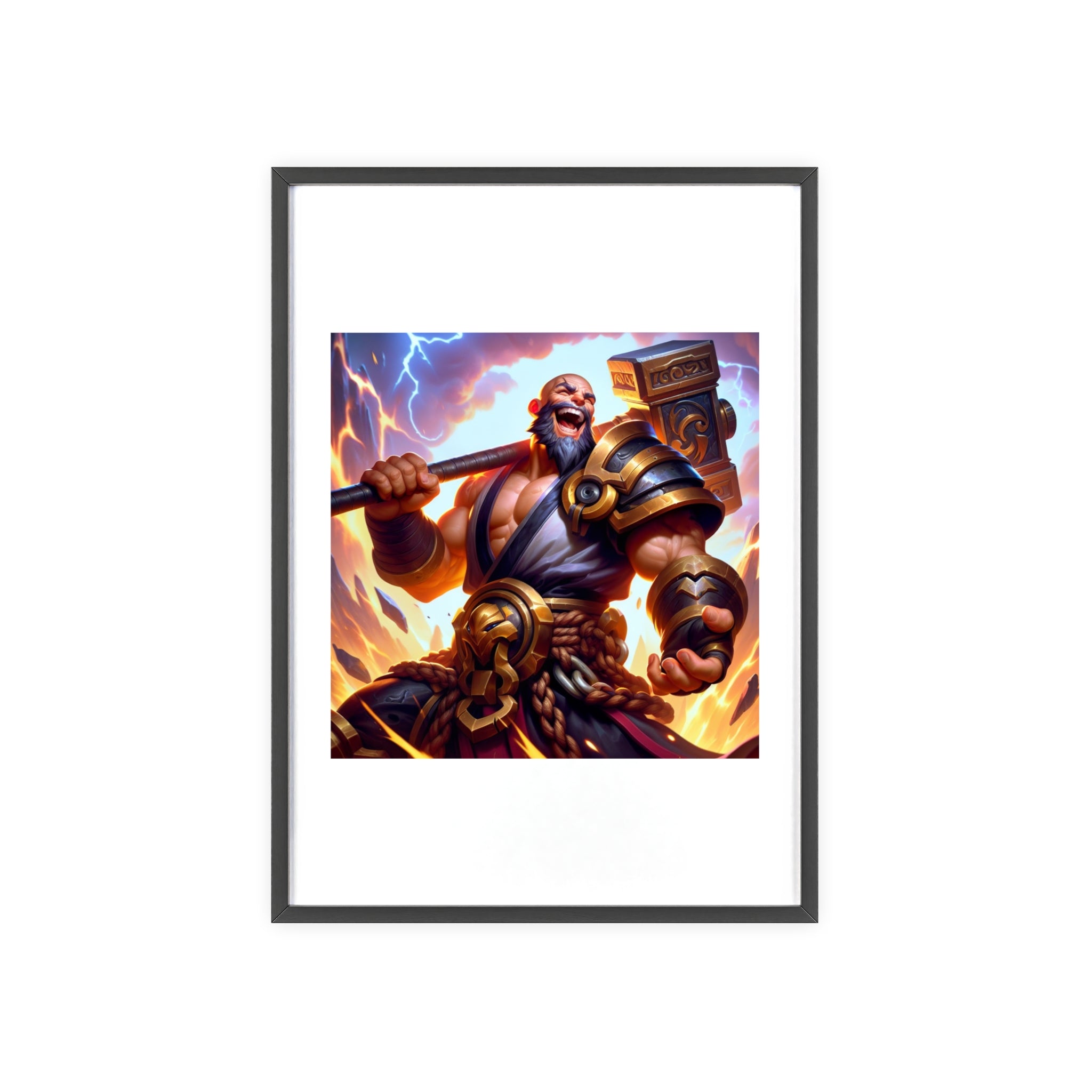 Poster mit Holzrahmen, Art.-Nr. FY 00134 P