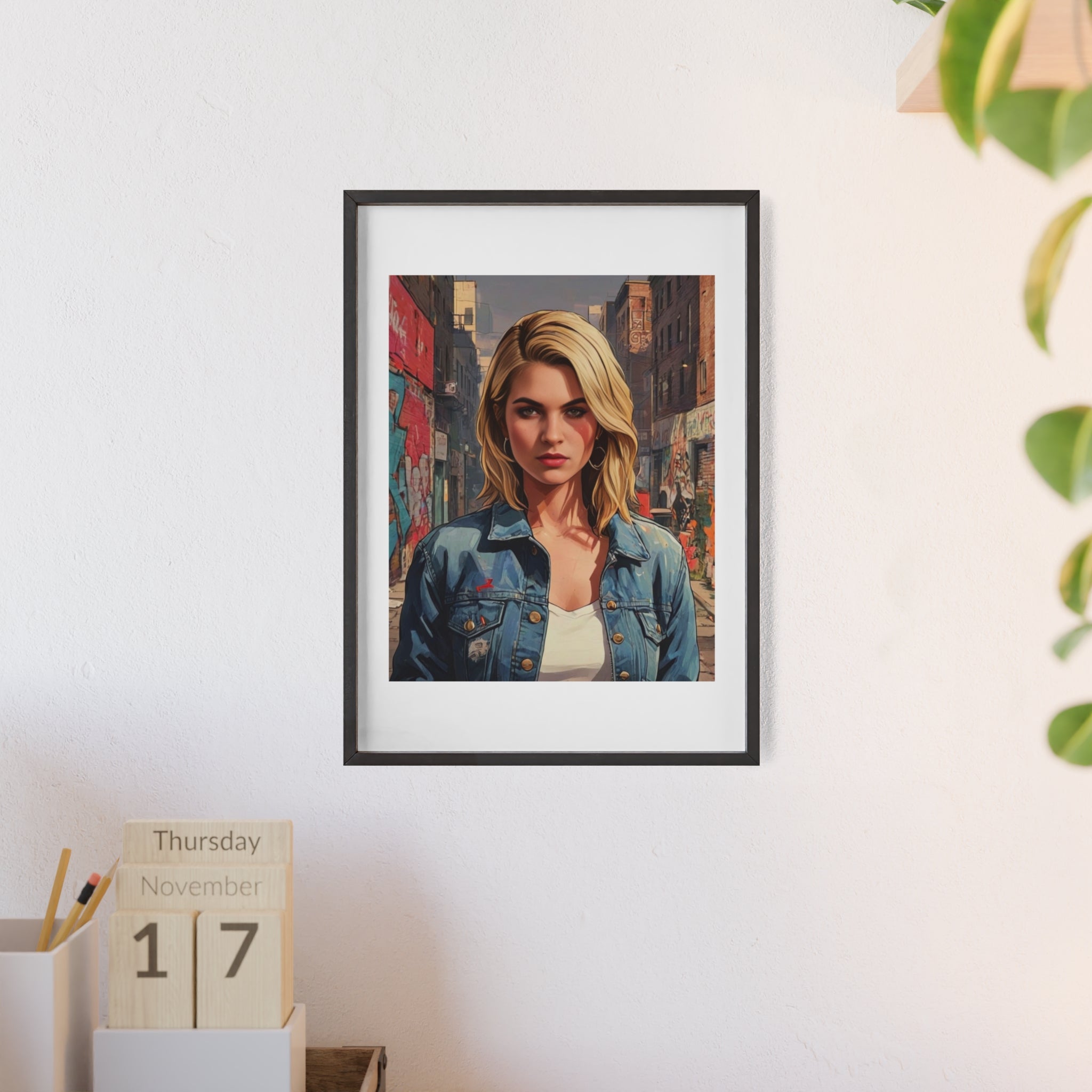 Poster mit Holzrahmen, Art.-Nr. AP 00153 P