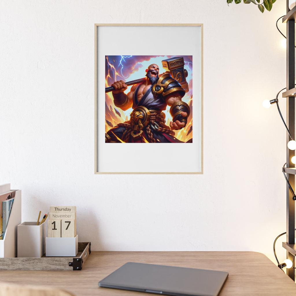 Poster mit Holzrahmen, Art.-Nr. FY 00134 P