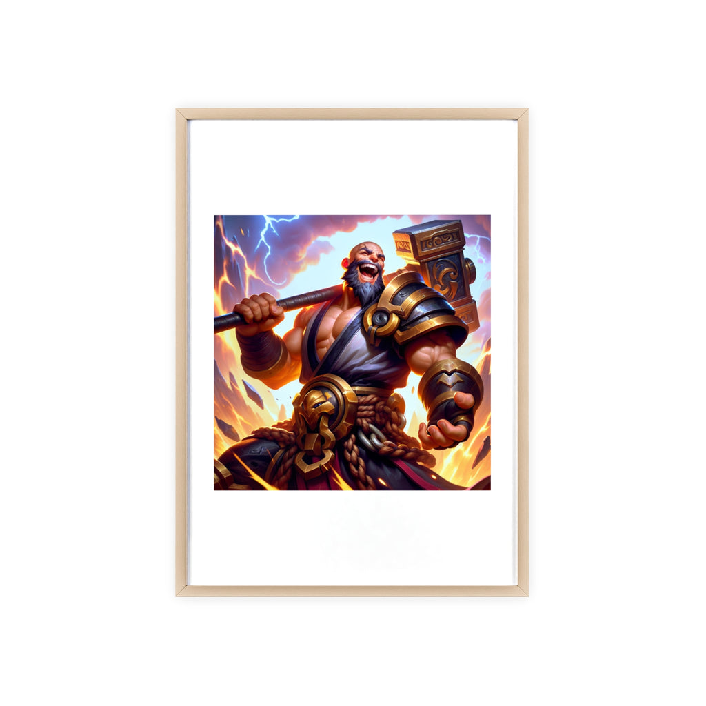 Poster mit Holzrahmen, Art.-Nr. FY 00134 P