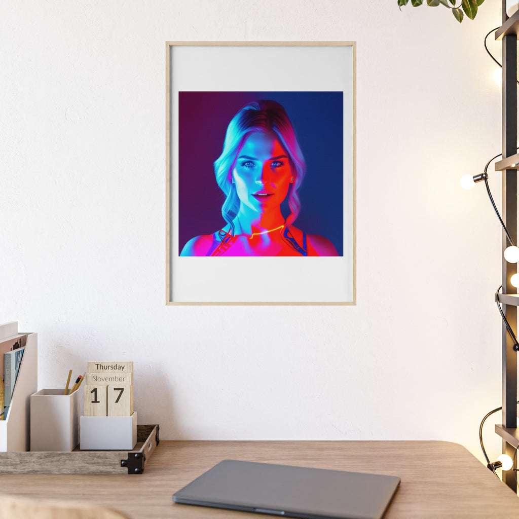 Poster mit Holzrahmen, Art.-Nr. AP 00101 P