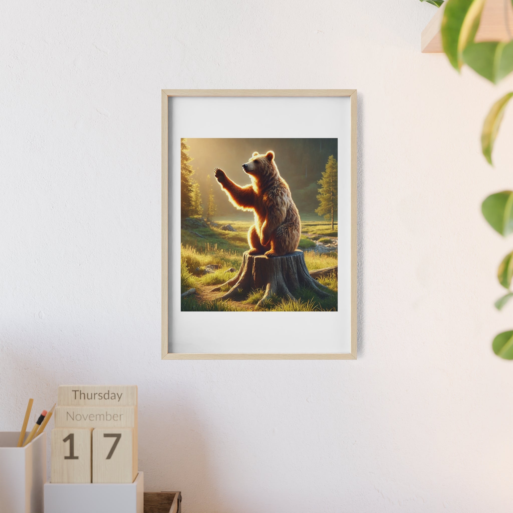 Poster mit Holzrahmen, Art.-Nr. FY 00111 P