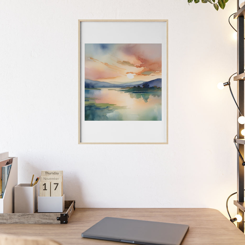 Poster mit Holzrahmen, Art.-Nr. AP 00148 P