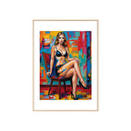 Poster mit Holzrahmen, Art.-Nr. AP 00145 P