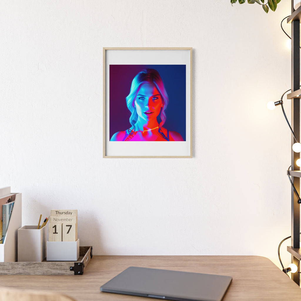 Poster mit Holzrahmen, Art.-Nr. AP 00101 P