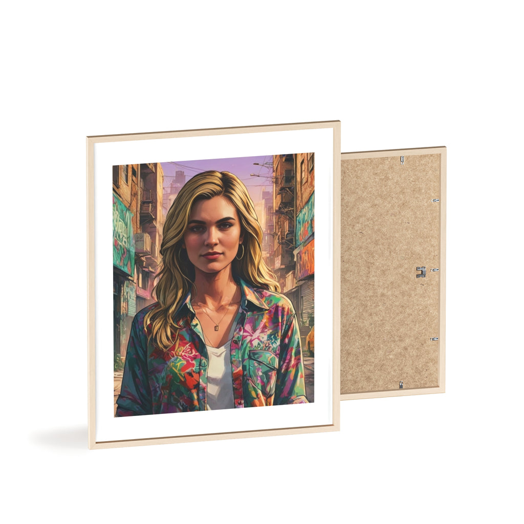 Poster mit Holzrahmen, Art.-Nr. AP 00154 P