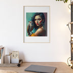 Poster mit Holzrahmen, Art.-Nr. FY 00121 P