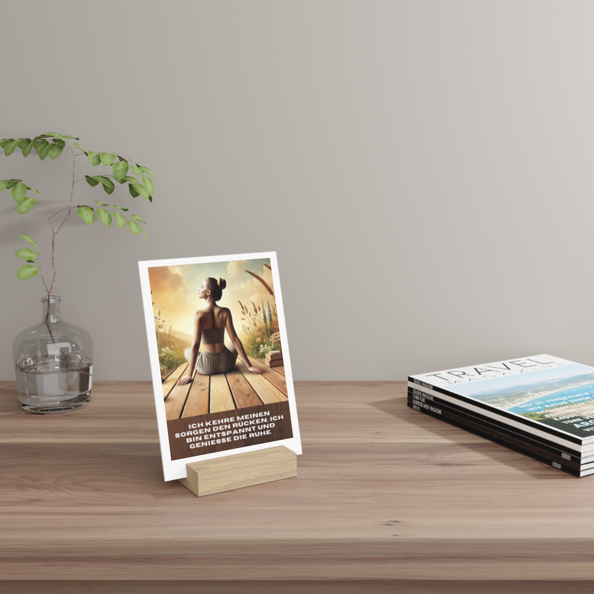 Aufsteller mit Ständer, Art.-Nr. G 004-5