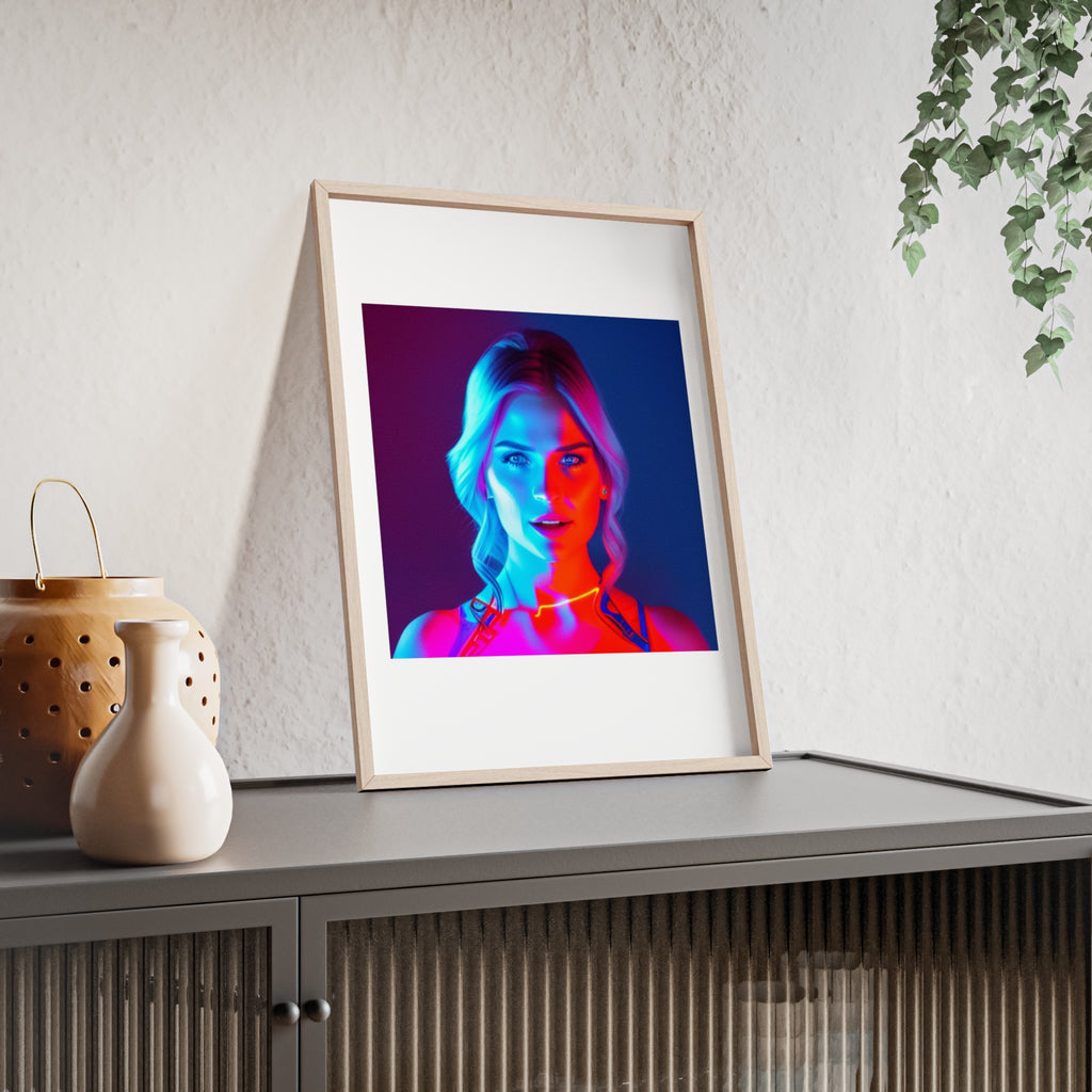 Poster mit Holzrahmen, Art.-Nr. AP 00101 P